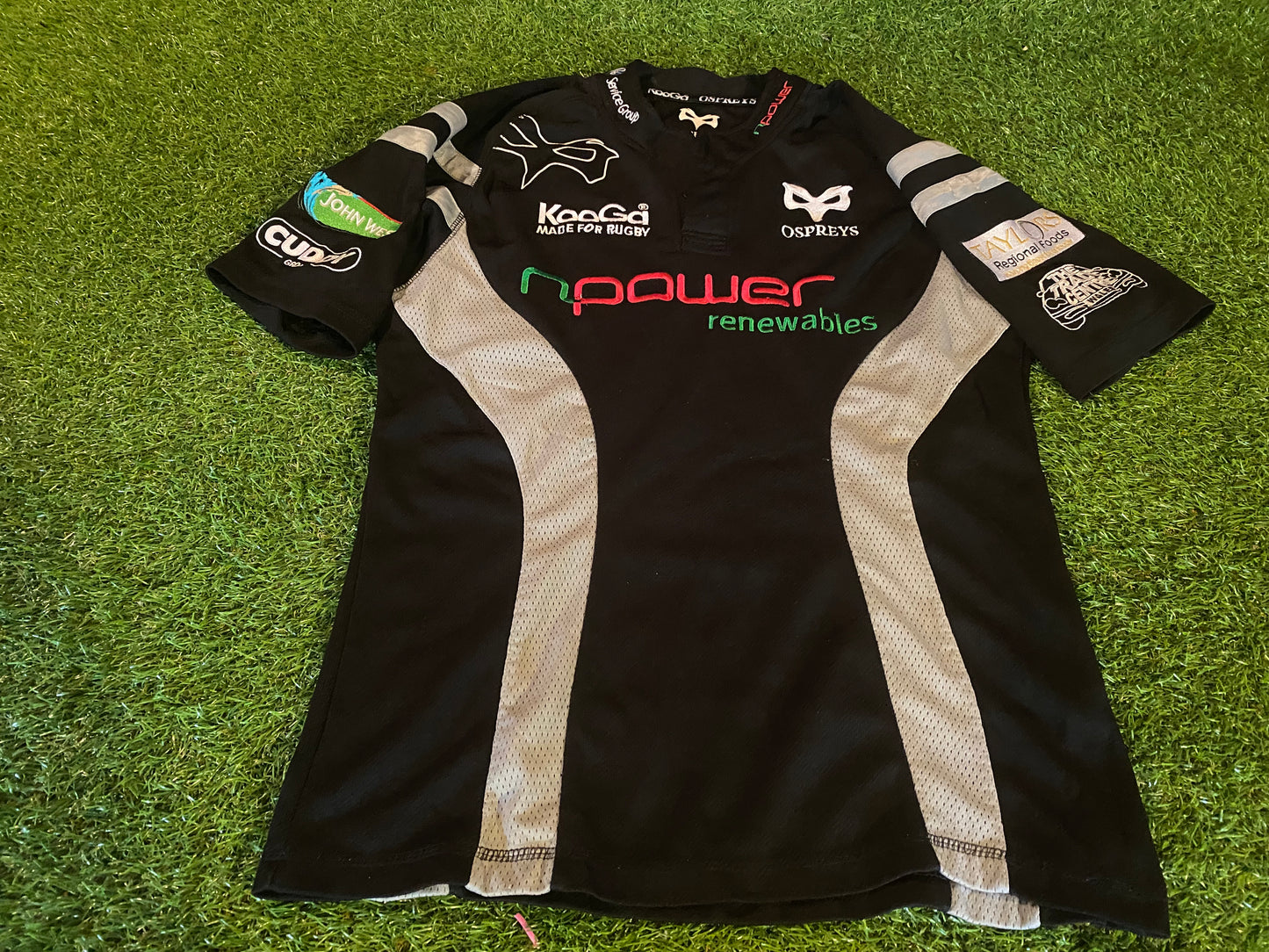 Ospreys Wales Welsh Cymru Rugby Union football Small Mans Kooga Made Jersey