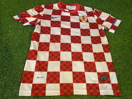 Croatia Hrvtska Soccer Football XL Boys / Youths 13-14 yr Nike Made Home Jersey