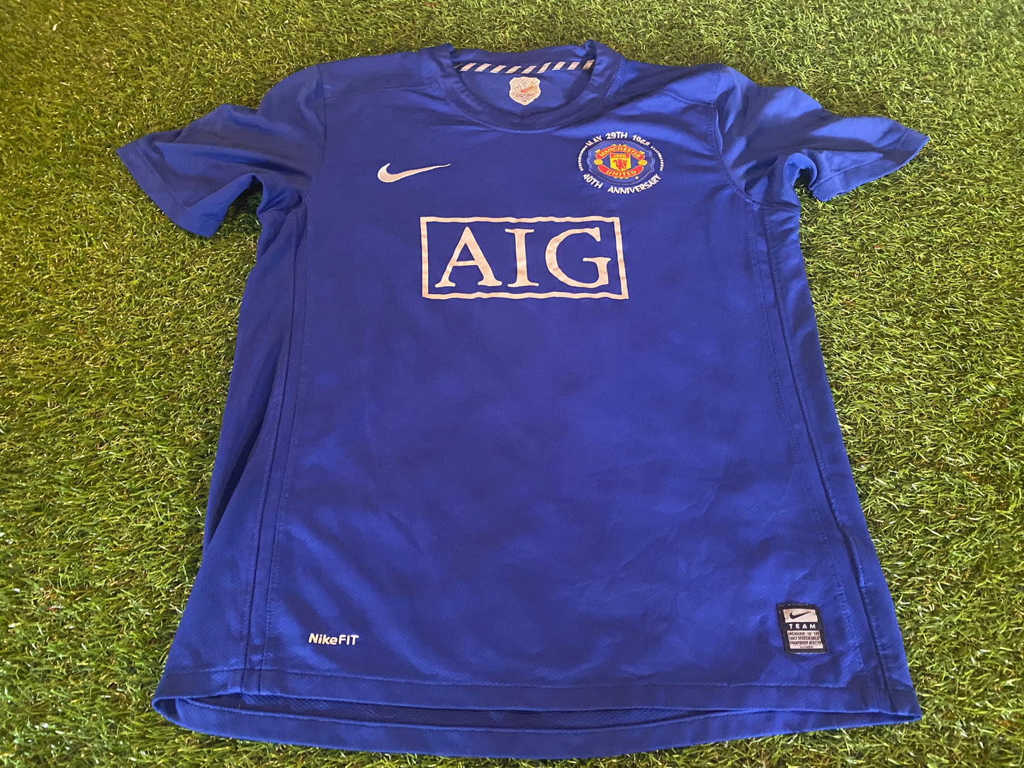 Manchester United Soccer Football XL Boys / Youths 13-14 yr Rare Nike 2008 Jersey