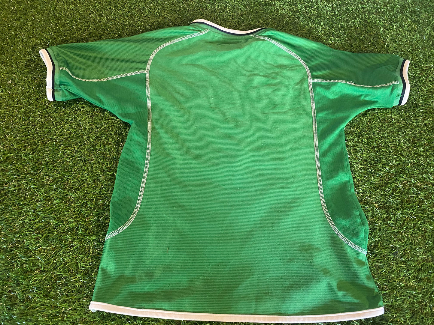 Republic of Ireland Eire Soccer Football Medium Boys 9-10 Year Vintage 2001 Home Jersey