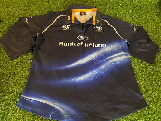 Leinster Ireland IRFU Eire Irish Rugby Union Football Womans Size 16 Home Jersey