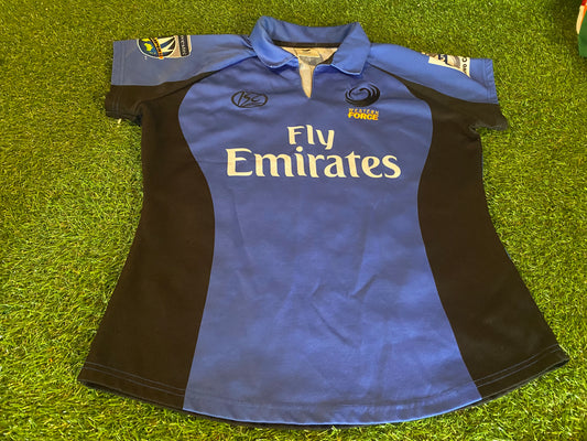 Western Force Australia Oz Rugby Union Football Womans Size 16 Home Jersey