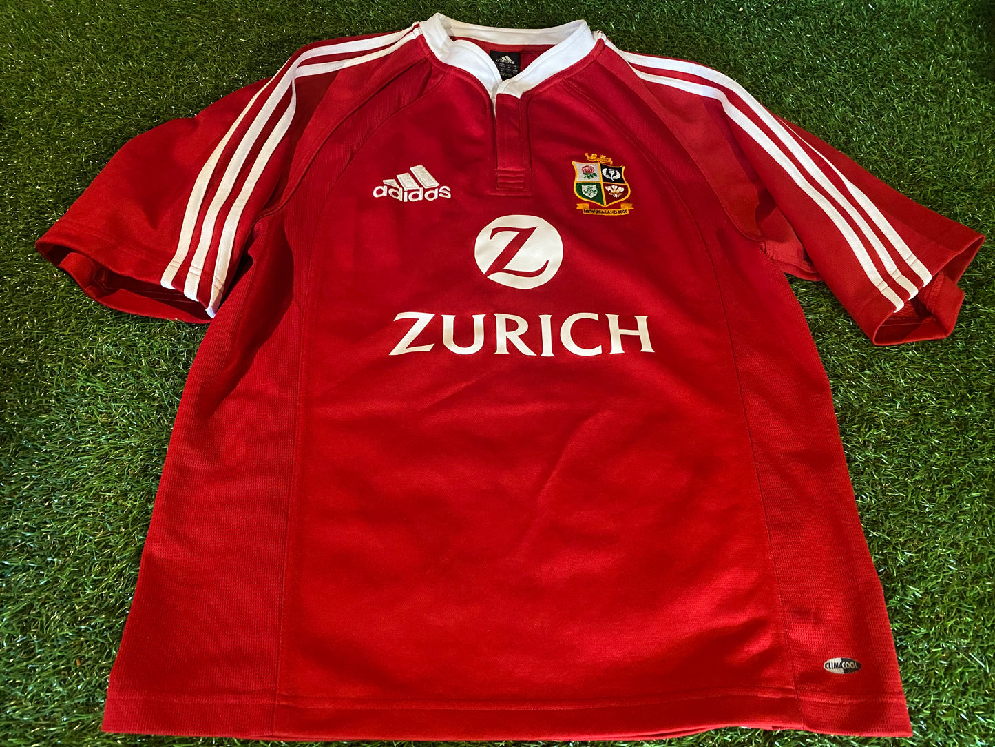 British & Irish Lions Rugby Union Football Small Mans 2005 Adidas Tour of New Zealand Jersey