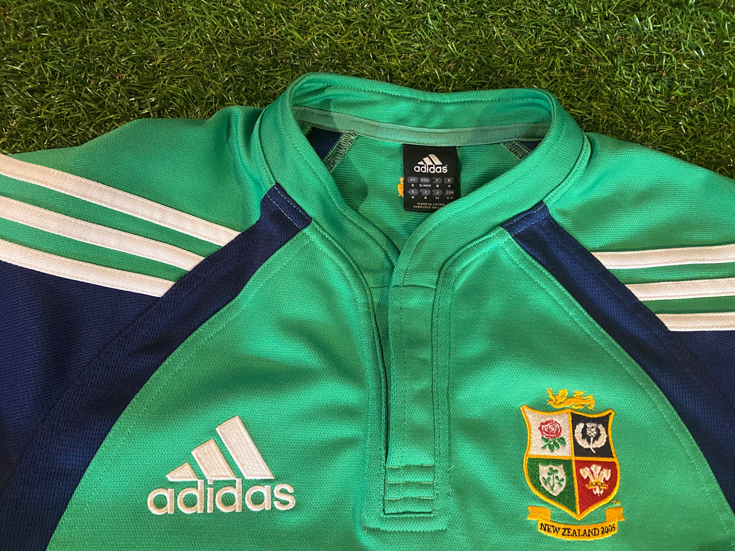 British & Irish Lions Rugby Union Football Small Mans 2005 Adidas Tour of New Zealand Jersey