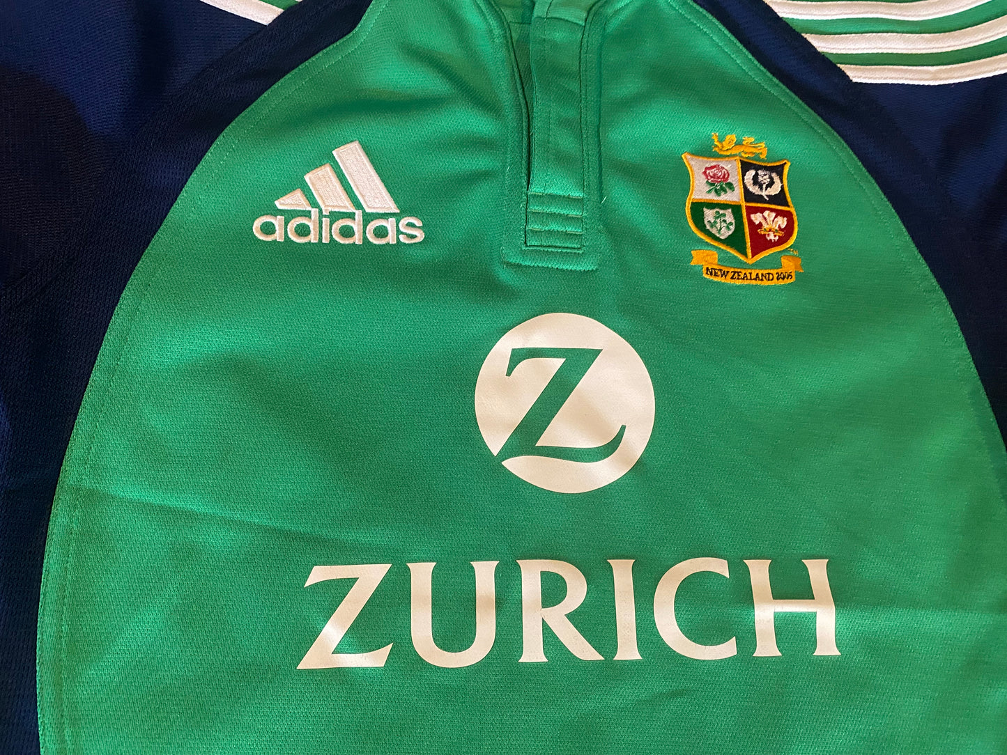 British & Irish Lions Rugby Union Football Small Mans 2005 Adidas Tour of New Zealand Jersey