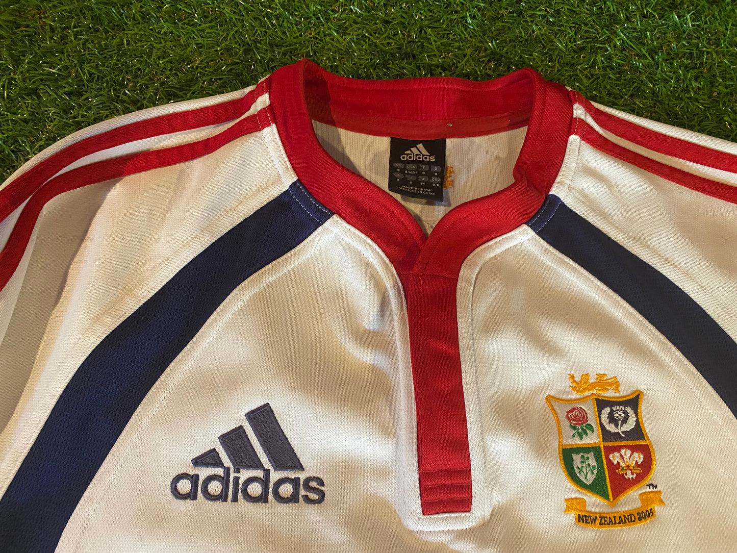 British & Irish Lions Rugby Union Football Small Mans 2005 Adidas Tour of New Zealand Jersey