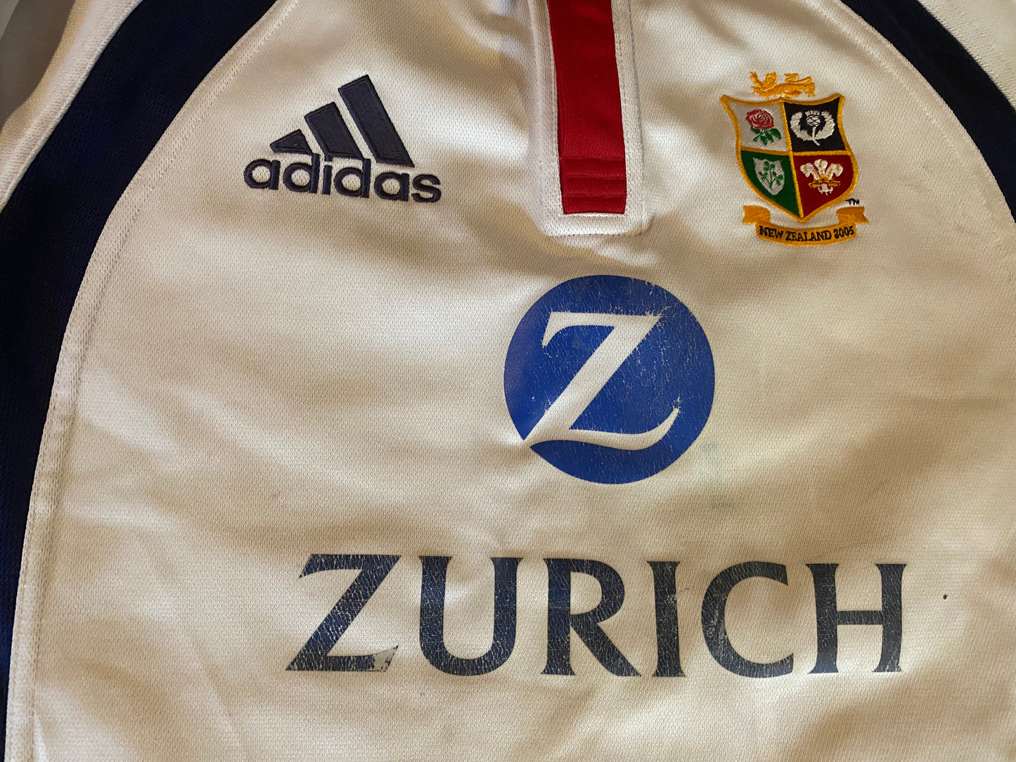 British & Irish Lions Rugby Union Football Small Mans 2005 Adidas Tour of New Zealand Jersey