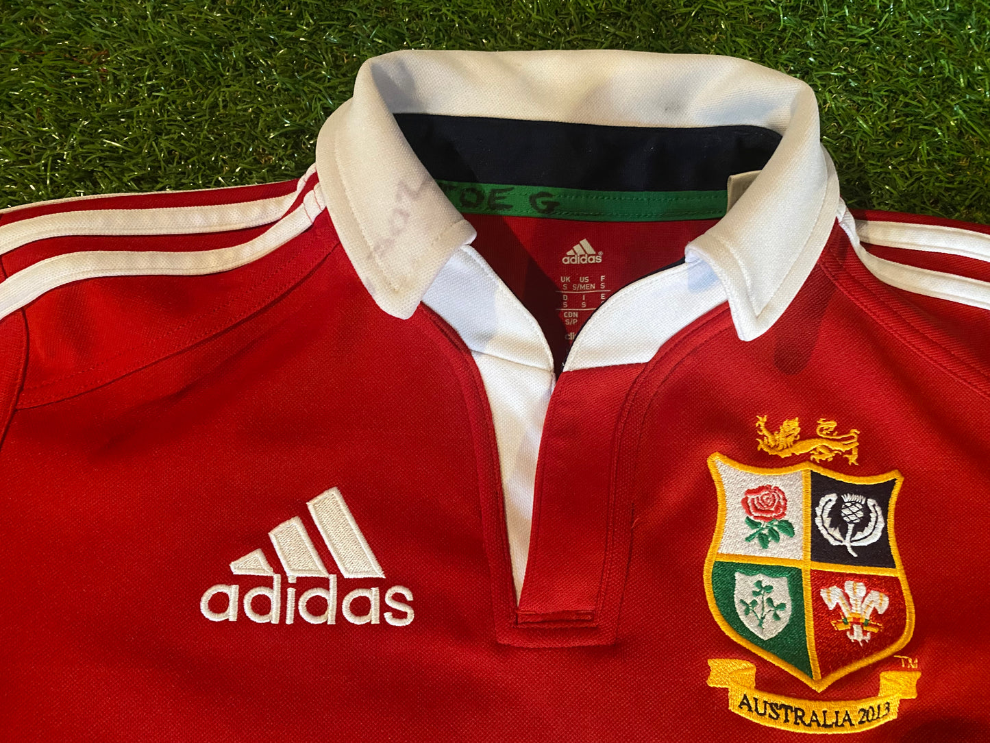 British & Irish Lions Rugby Union Football Small Mans 2013 Adidas Tour of Australia Jersey