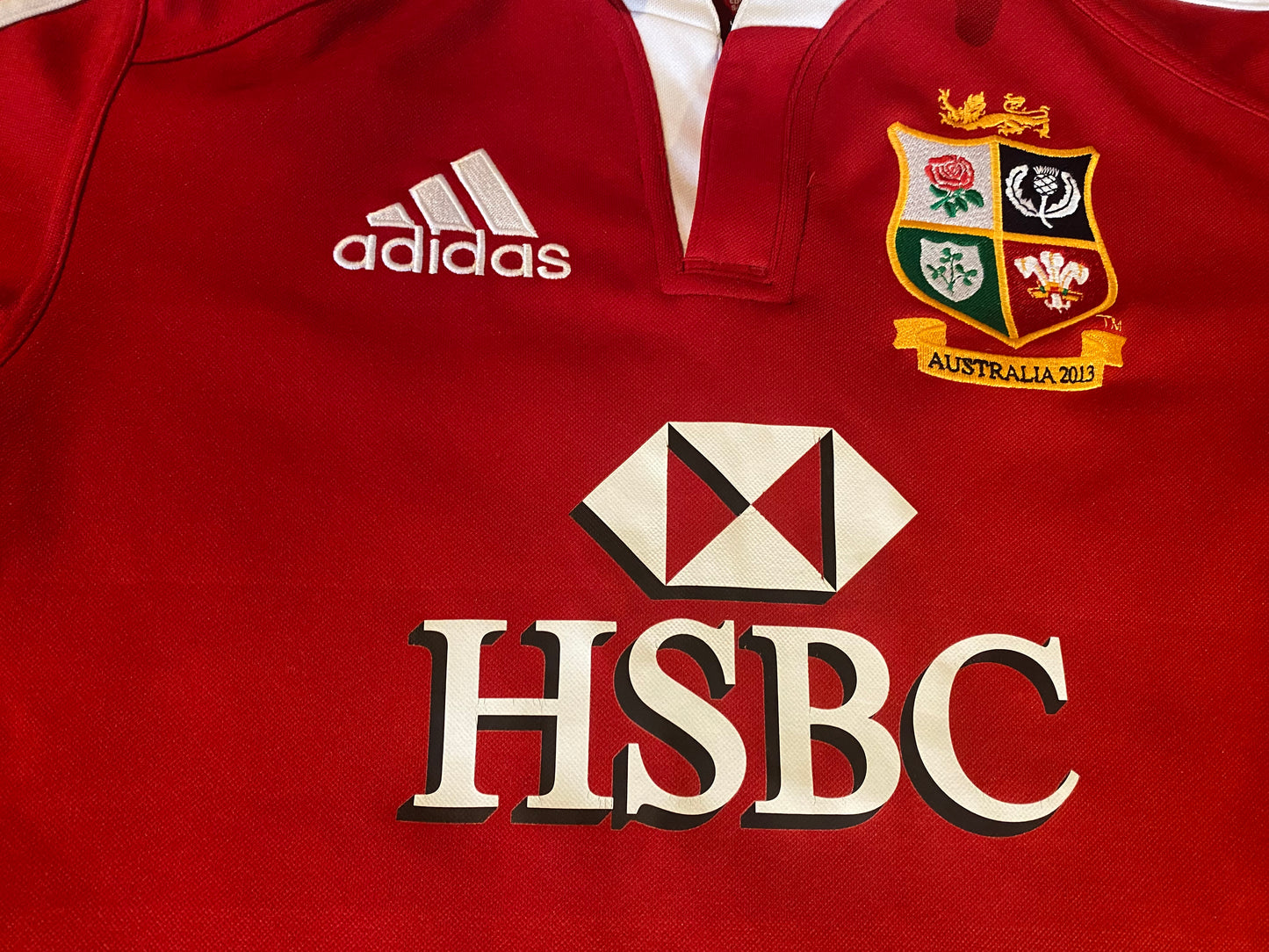 British & Irish Lions Rugby Union Football Small Mans 2013 Adidas Tour of Australia Jersey