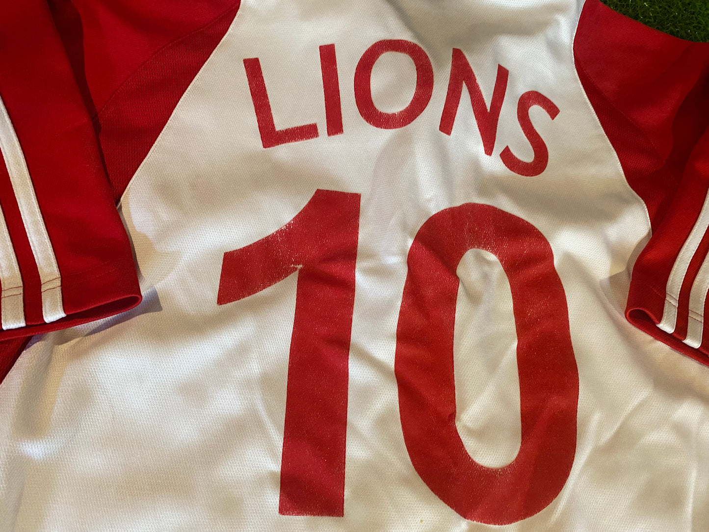 British & Irish Lions Rugby Union Football Medium Mans Adidas Made Vintage no10 Jersey