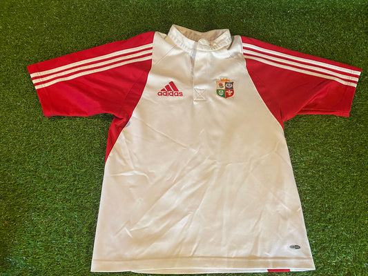 British & Irish Lions Rugby Union Football Medium Mans Adidas Made Vintage no10 Jersey