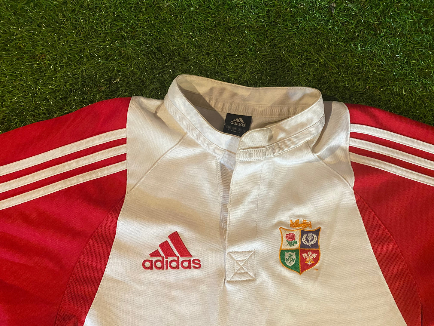 British & Irish Lions Rugby Union Football Medium Mans Adidas Made Vintage no10 Jersey