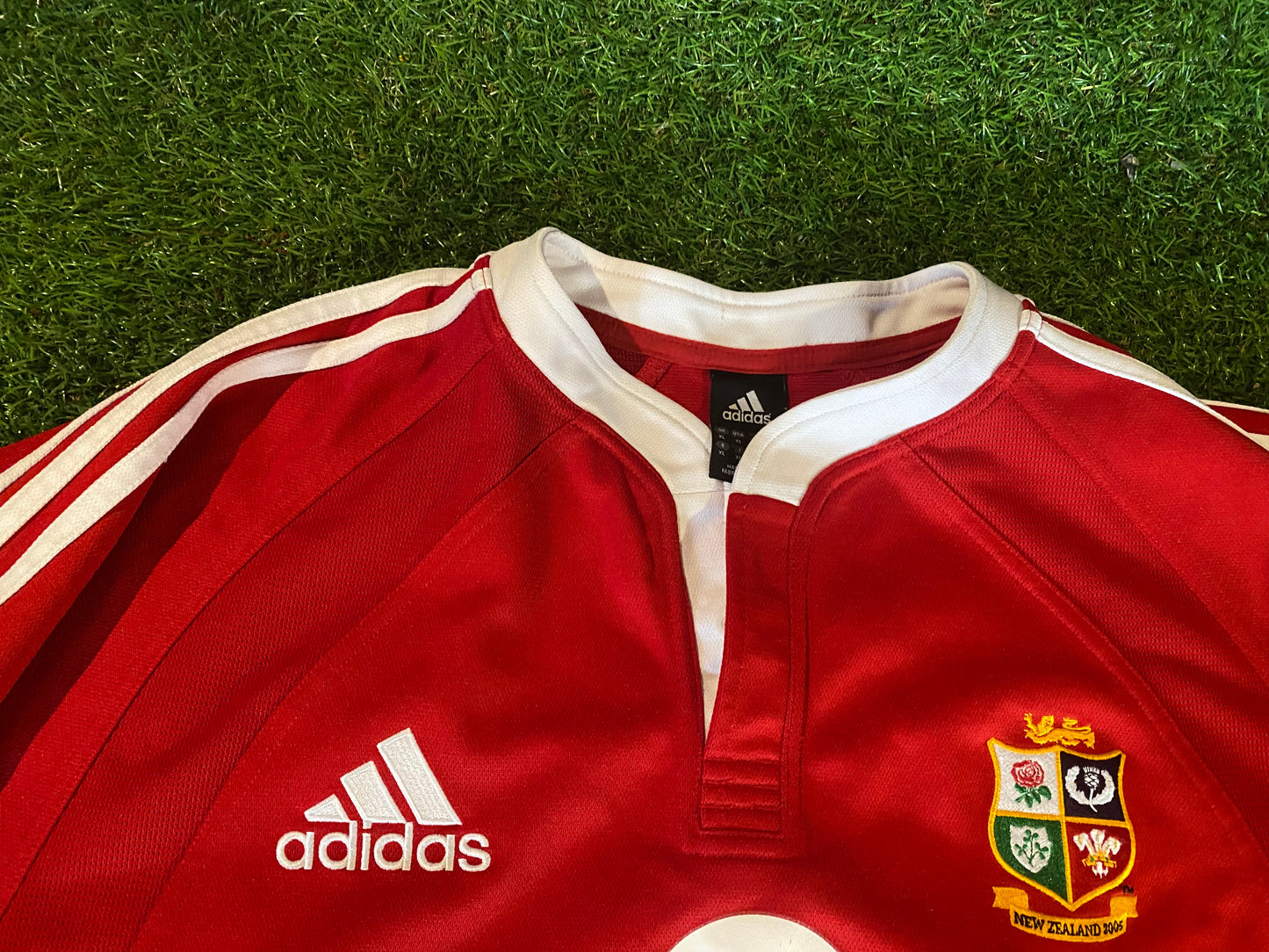 British & Irish Lions Rugby Union XL Extra Large Mans 2005 Adidas Tour of New Zealand Jersey