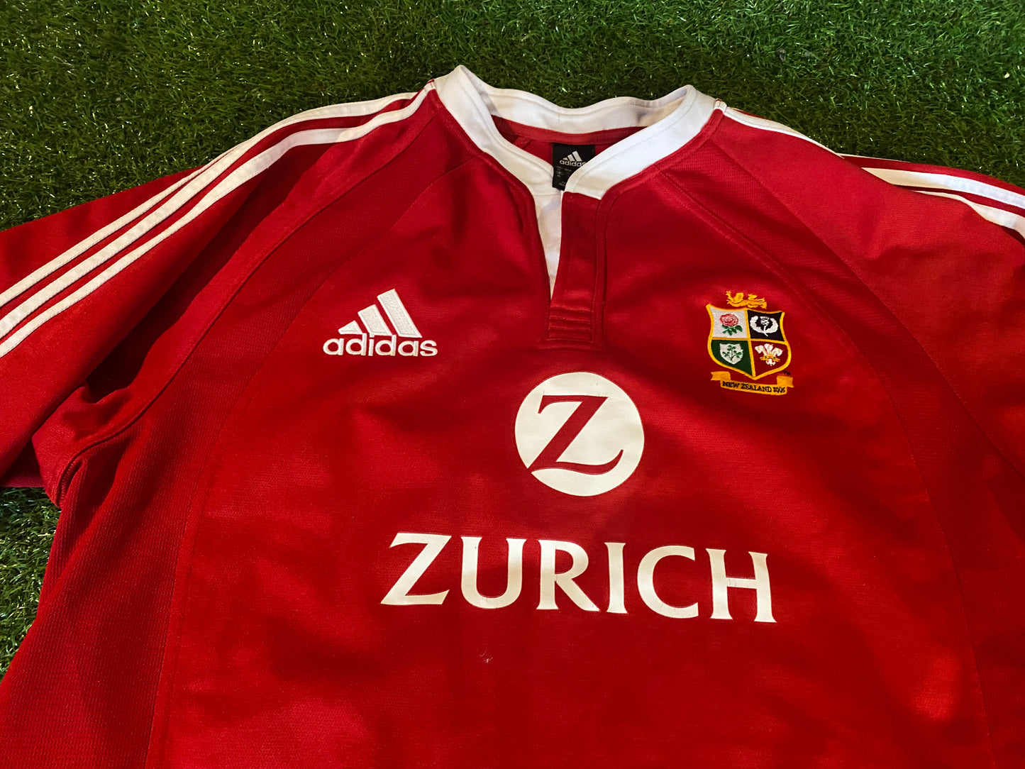 British & Irish Lions Rugby Union XL Extra Large Mans 2005 Adidas Tour of New Zealand Jersey