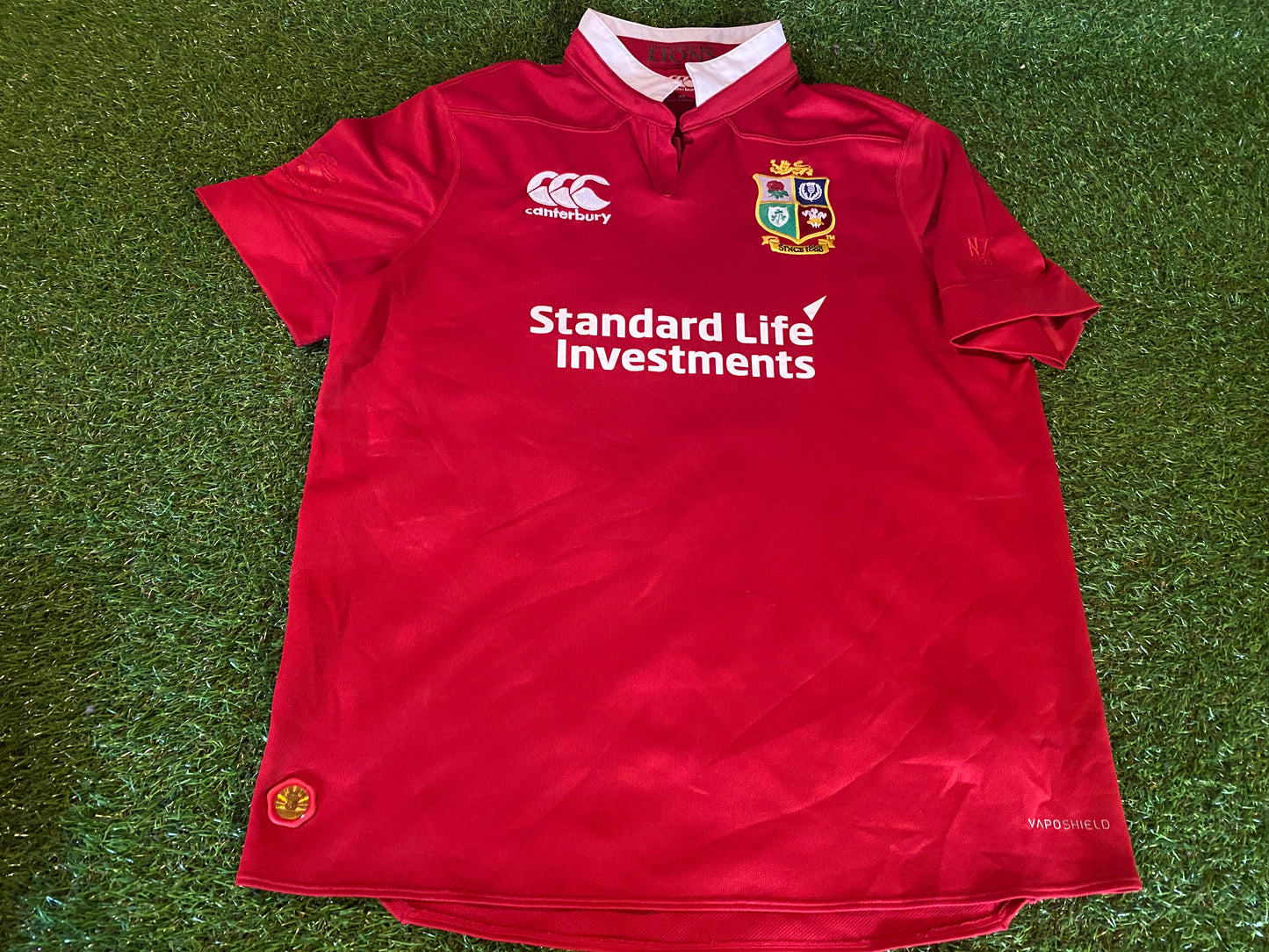 British & Irish Lions Rugby Union Football XL Extra Large Mans 2017 CCC Tour of New Zealand Jersey