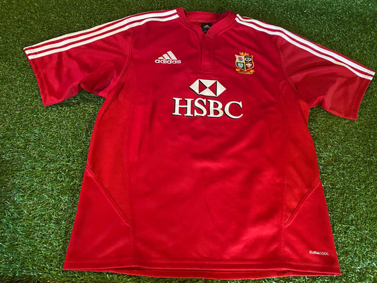 British & Irish Lions Rugby Union Football Medium Mans 2009 Adidas Tour of South Africa Jersey