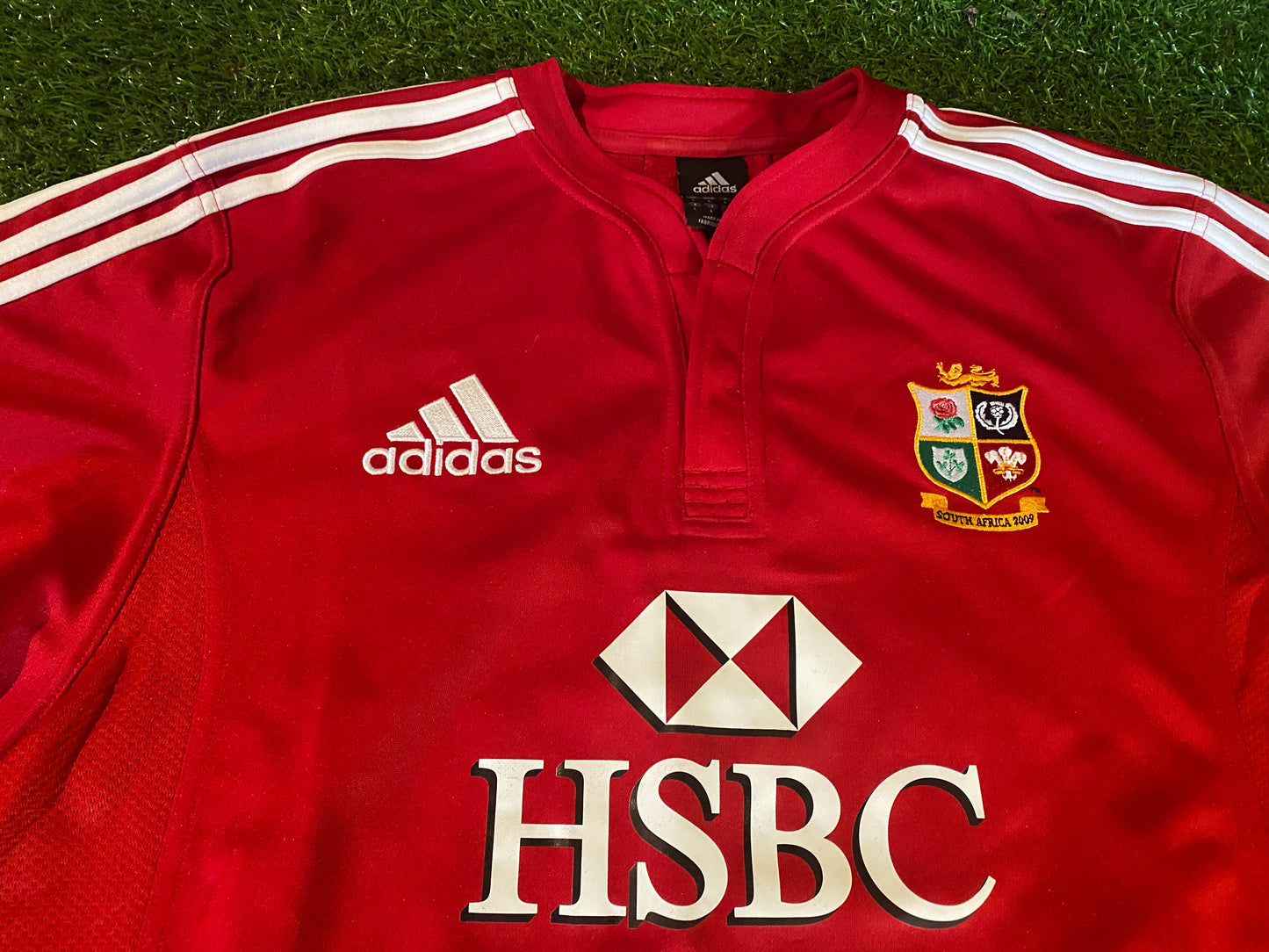 British & Irish Lions Rugby Union Football Large Mans 2009 Adidas Tour of South Africa Jersey