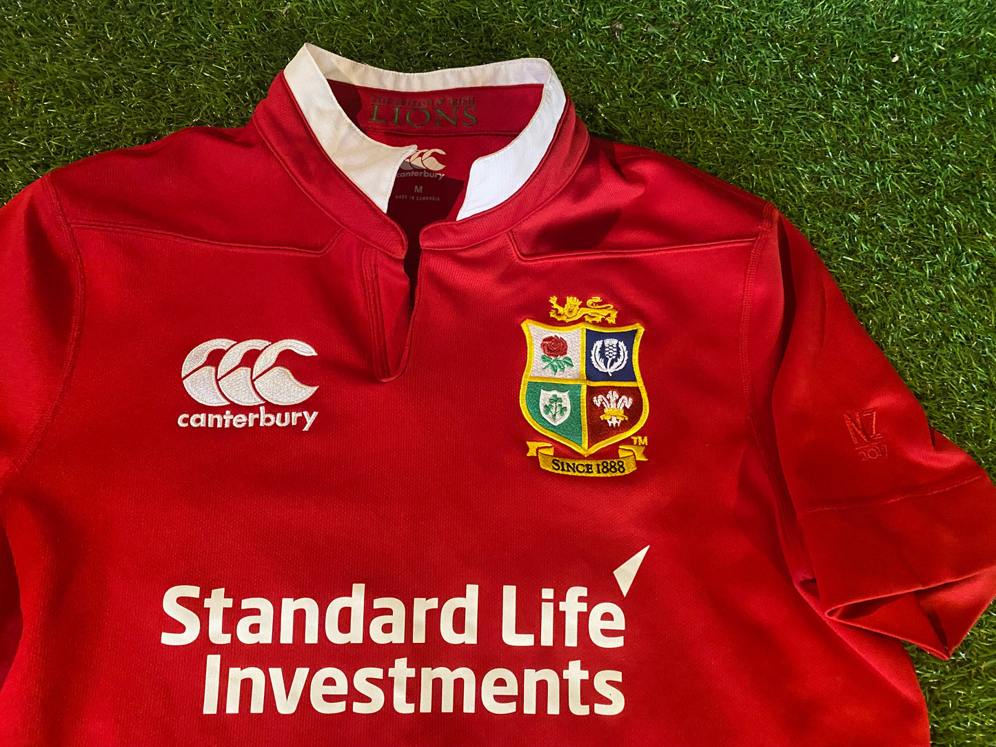 British & Irish Lions Rugby Union Football Medium Mans 2017 CCC Tour of New Zealand Jersey