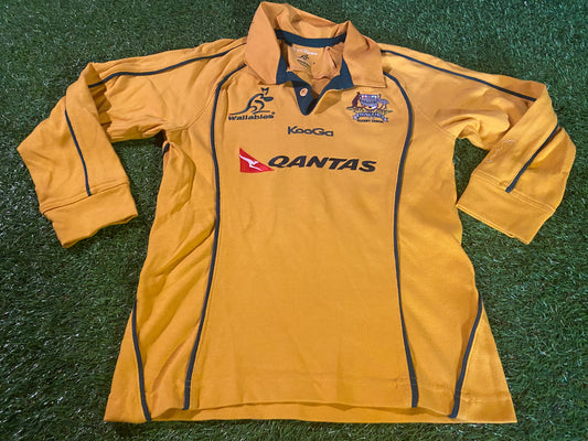 Australia Oz Wallabies Rugby Union Womans Size 8 Size Kooga Made Home Jersey