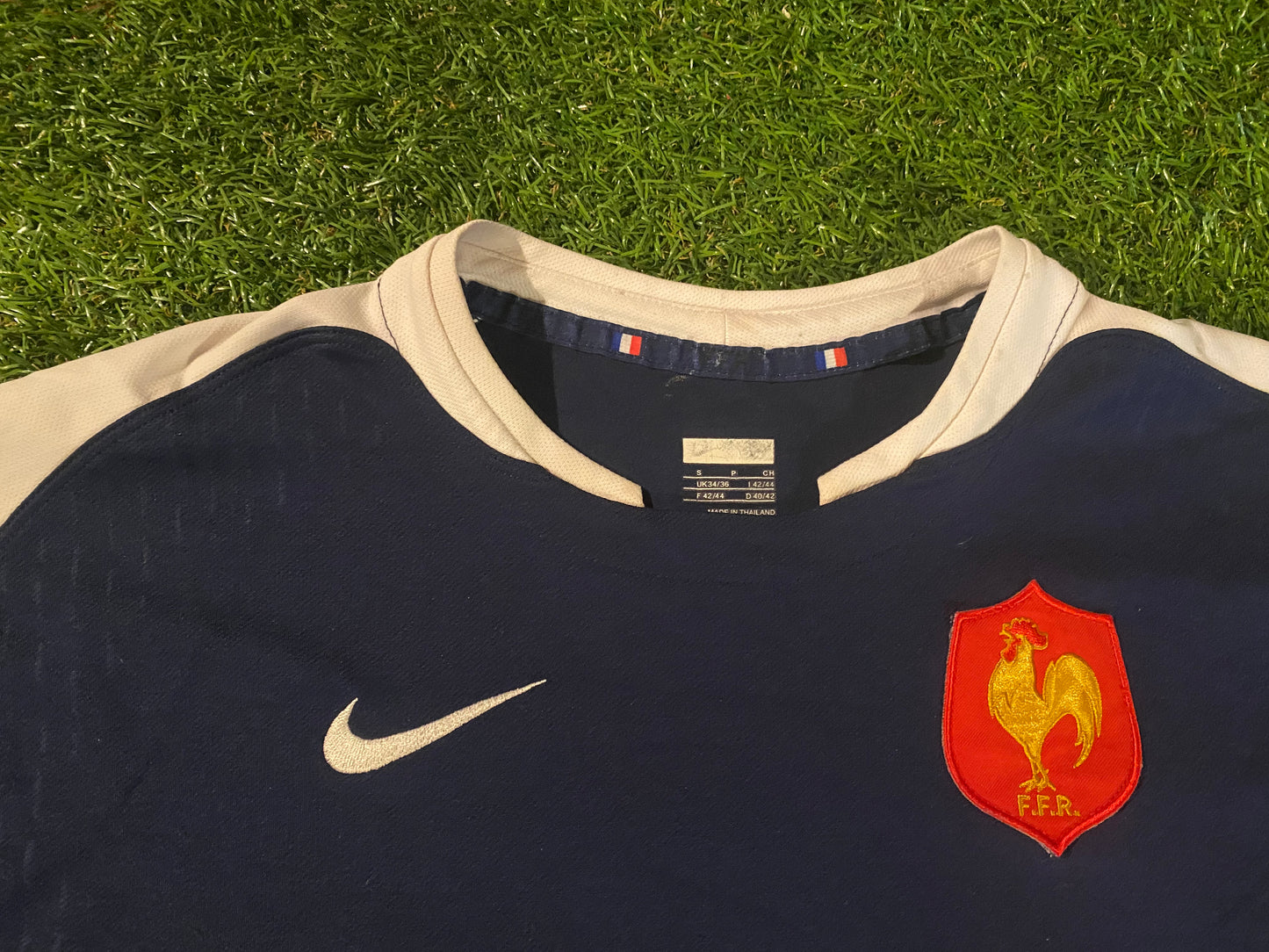 France French FFR Rugby Union Football Small Mans Nike Made Home Jersey