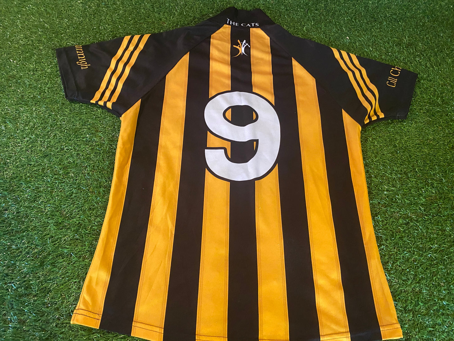 Co Kilkenny Ireland GAA Gaelic Football Large Mans Tight Fit Match Worn no9 Jersey