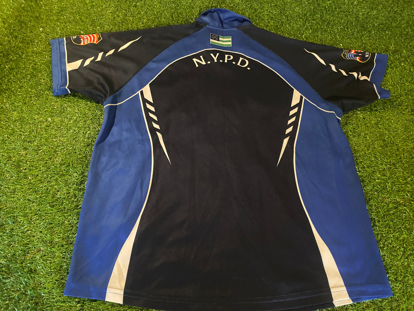 NYPD New York Police Dept USA GAA Gaelic Football Hurling XL Extra Large Mans Jersey