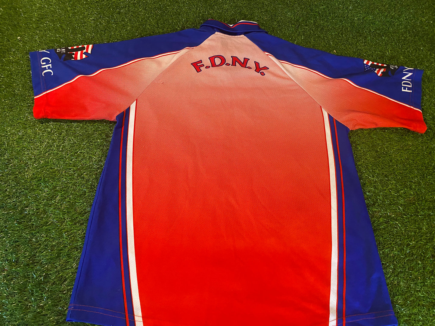 FDNY Fire Dept New York USA Eire Hurling GAA Gaelic Football Large Mans Jersey