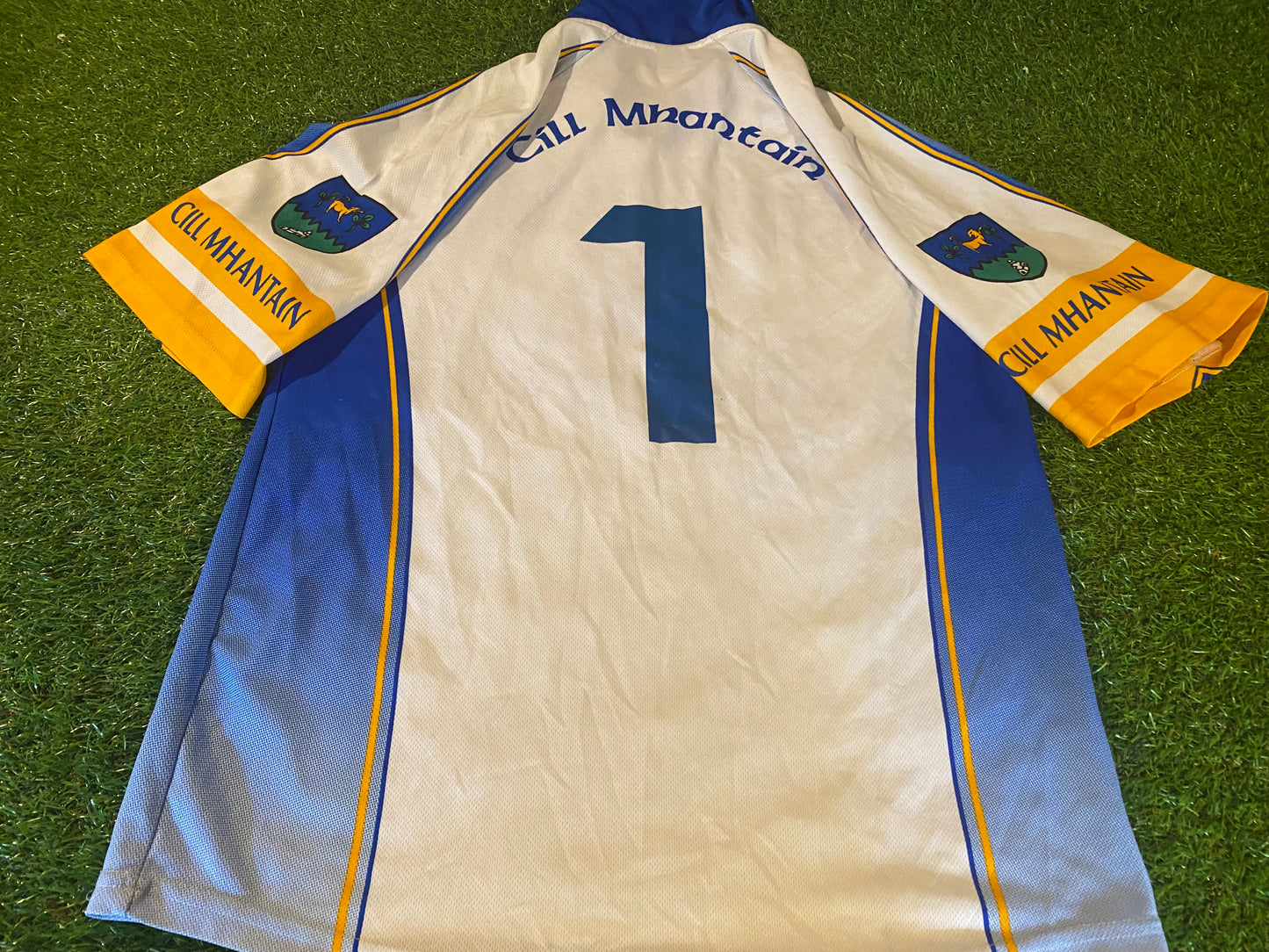 Co Wexford Ireland GAA Gaelic Football Hurling Medium Mans Match Worn No1 Jersey