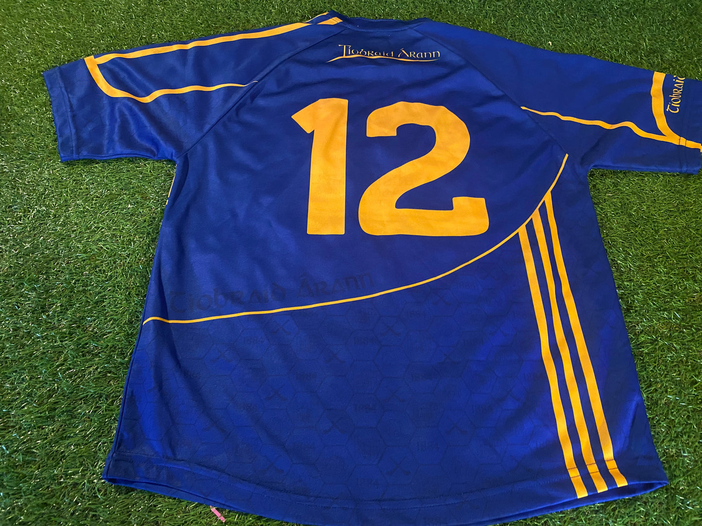 Co Tipperary Ireland GAA Gaelic Hurling Small to Medium Mans Match Worn no12 Jersey