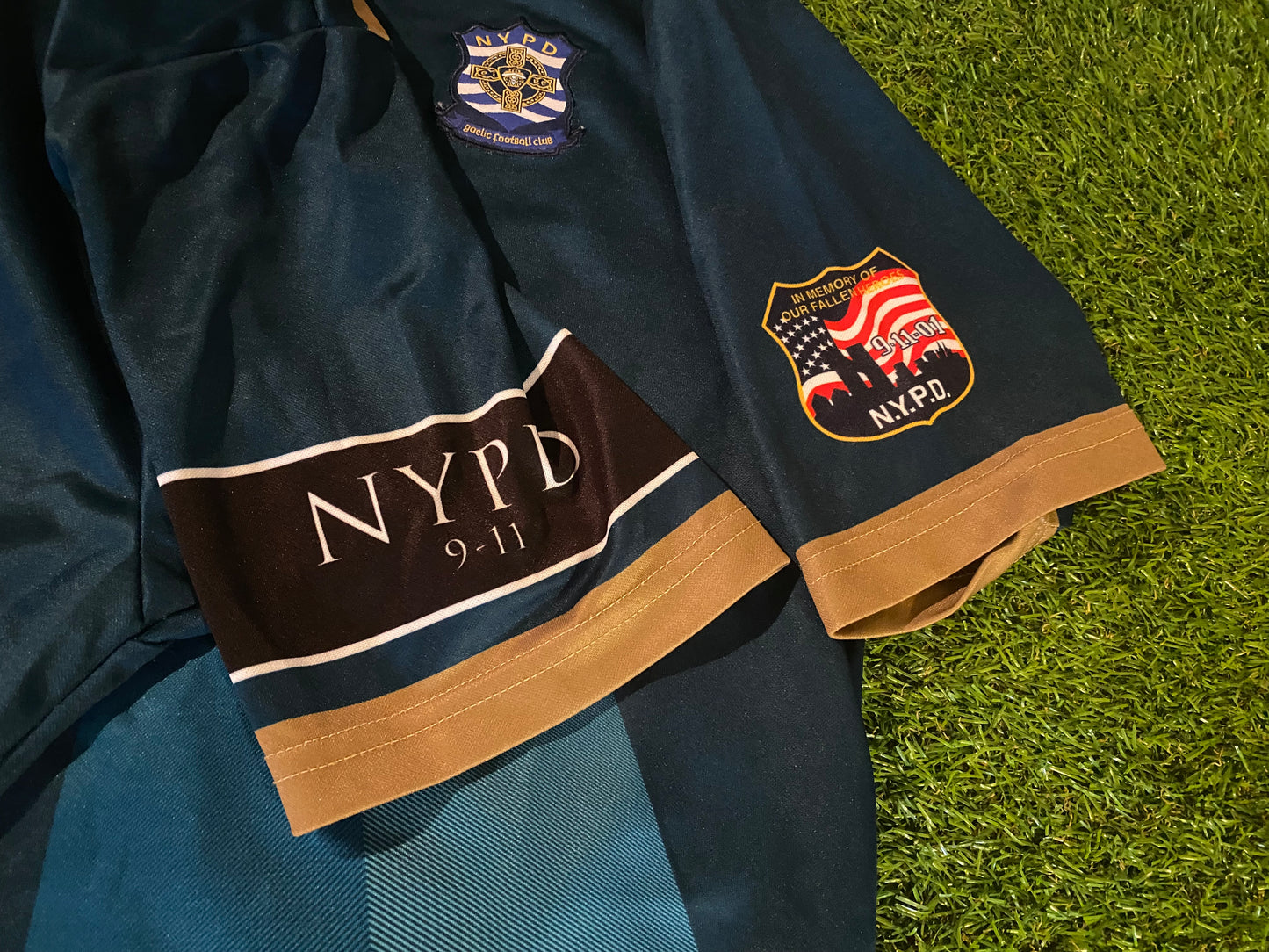 NYPD New York USA GAA Gaelic Football Hurling Small to Medium Mans Rare Jersey