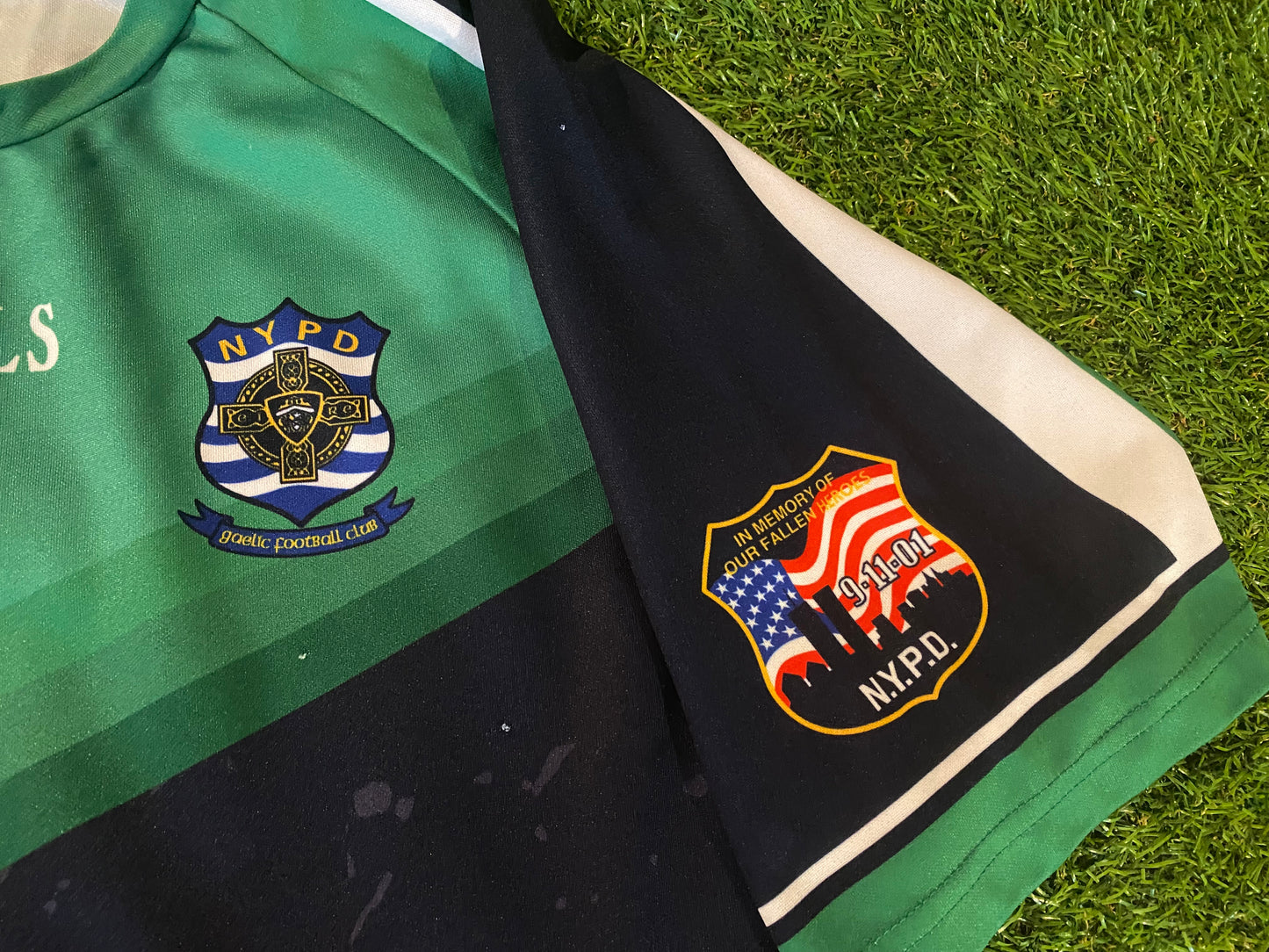 NYPD New York USA United States GAA Gaelic Football Hurling Medium Mans Rare Jersey