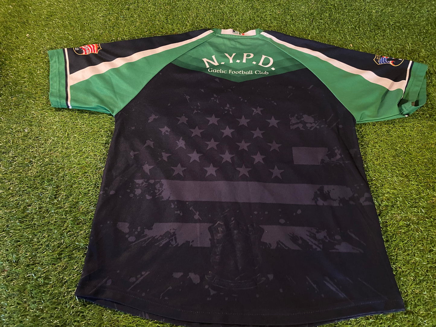 NYPD New York USA United States GAA Gaelic Football Hurling Medium Mans Rare Jersey