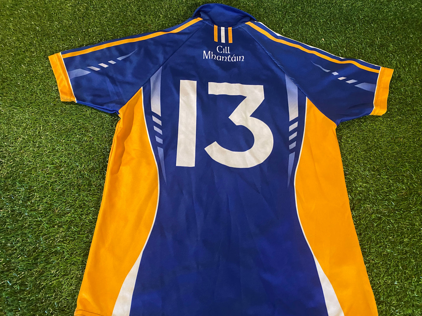 Co Wexford Ireland GAA Gaelic Football Large Mans Tight Fit Match Worn no13 Jersey