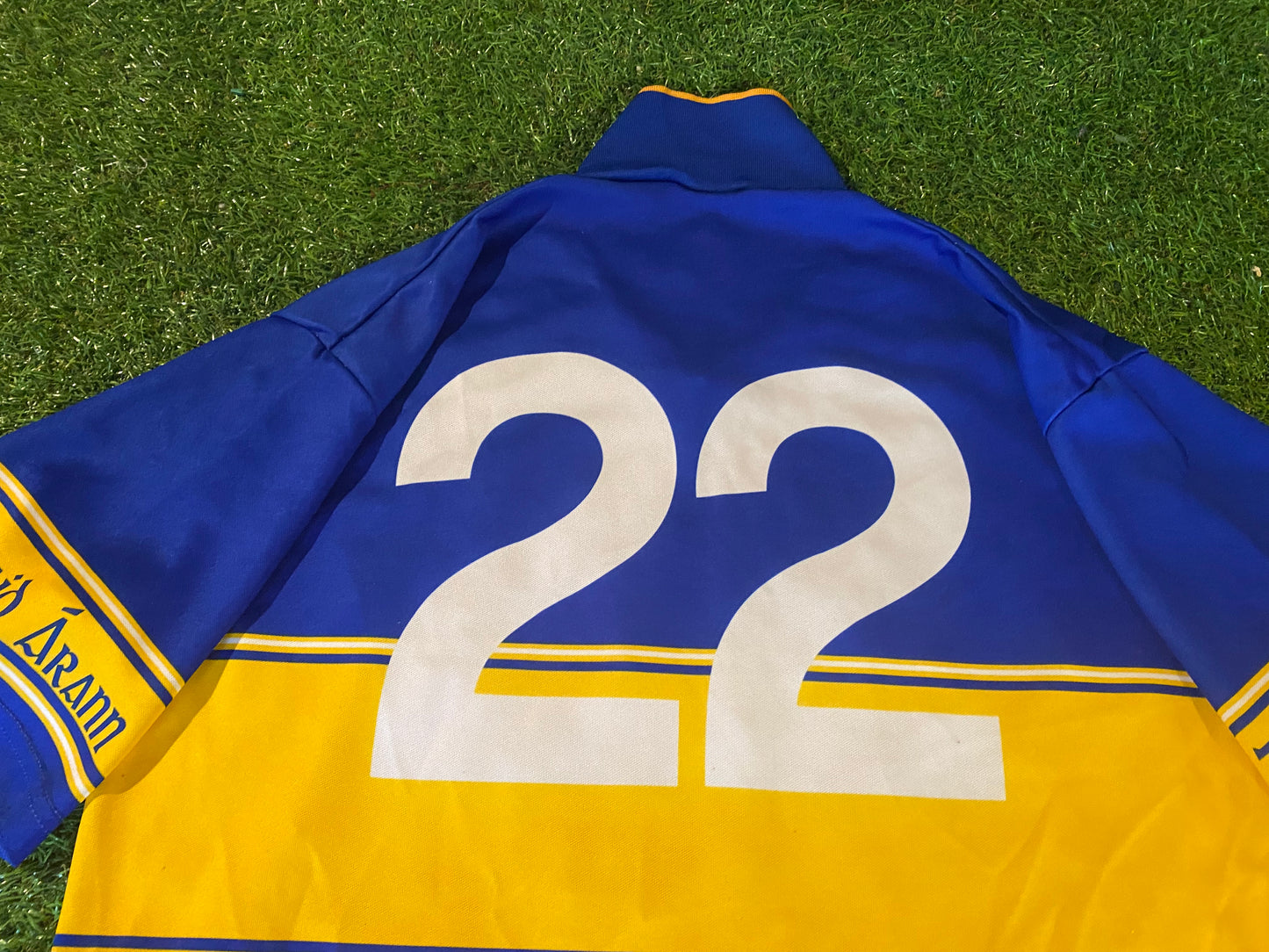 Co Tipperary Ireland GAA Gaelic Hurling Large Mans Vintage Match Worn no22 Jersey