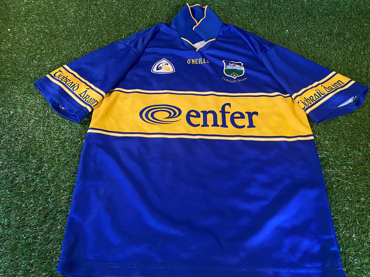 Co Tipperary Ireland GAA Gaelic Hurling Large Mans Vintage Match Worn no22 Jersey