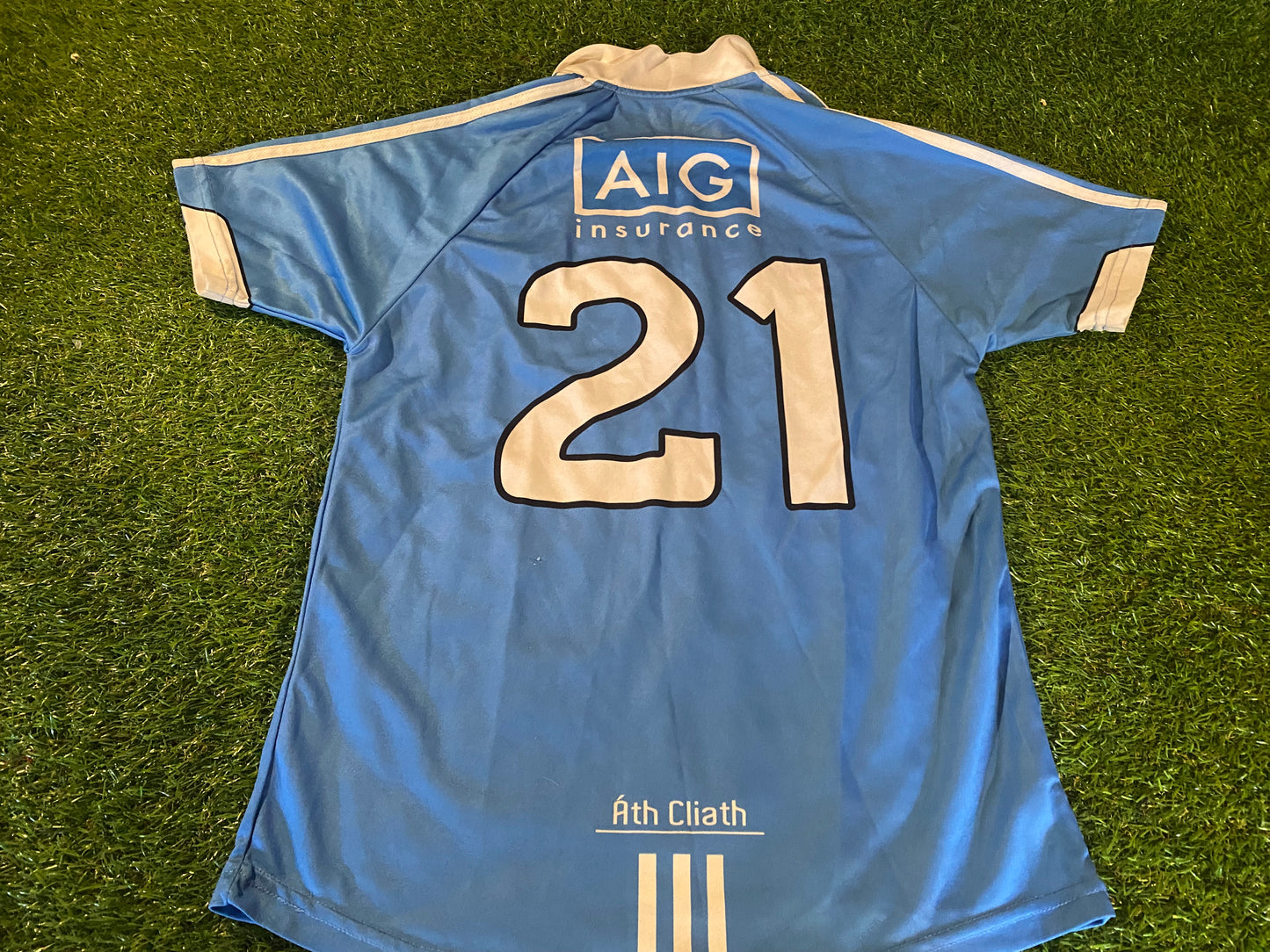 Co Dublin Ireland GAA Gaelic Football Hurling Medium Mans Tight Fit Match Worn no21 Jersey