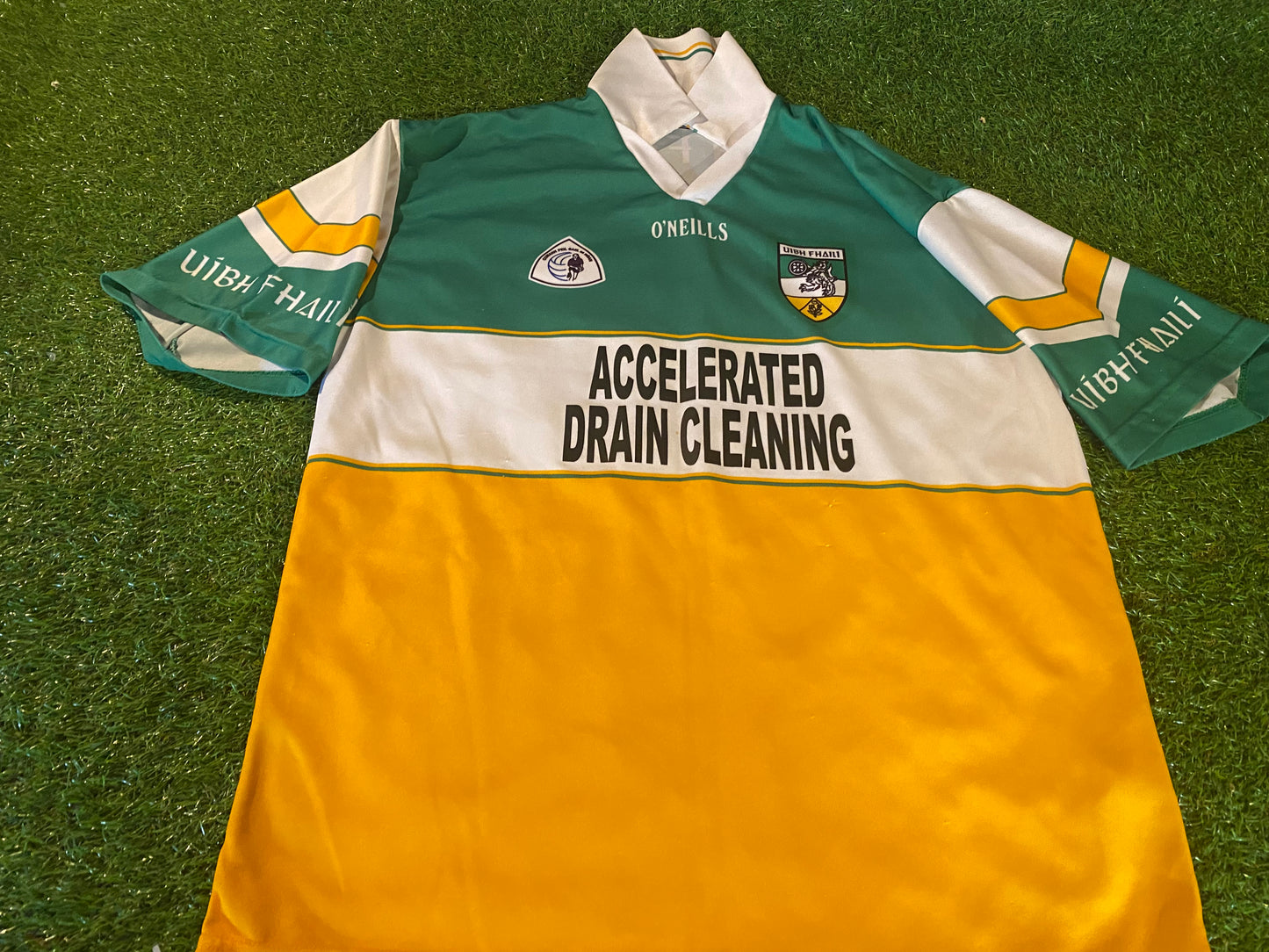 Co Offaly Ireland GAA Gaelic Hurling Large Mans Vintage Match Worn no15 Jersey