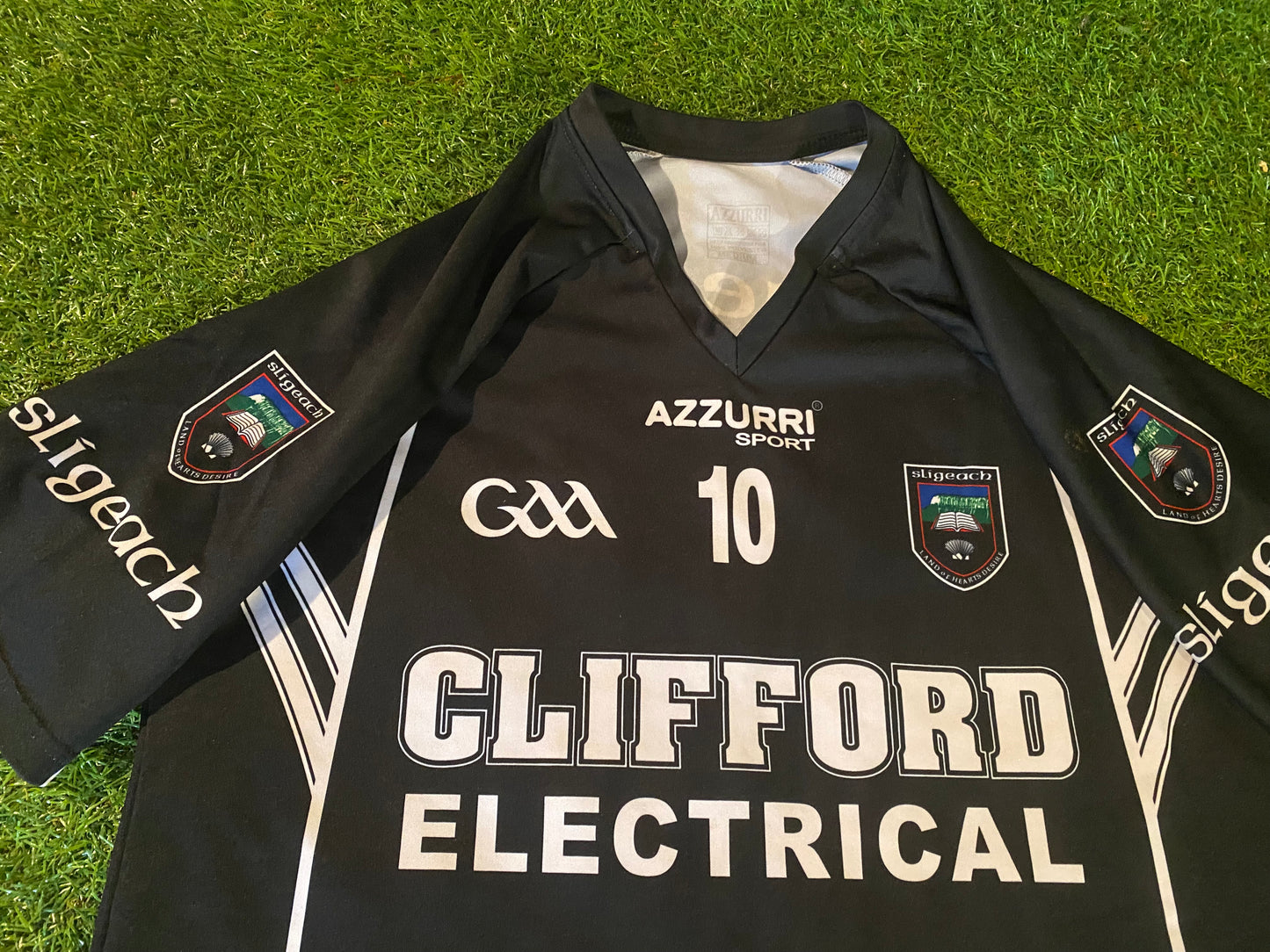 Co Sligo Ireland GAA Gaelic Football Hurling Medium Mans Tight Fit no10 Home Jersey