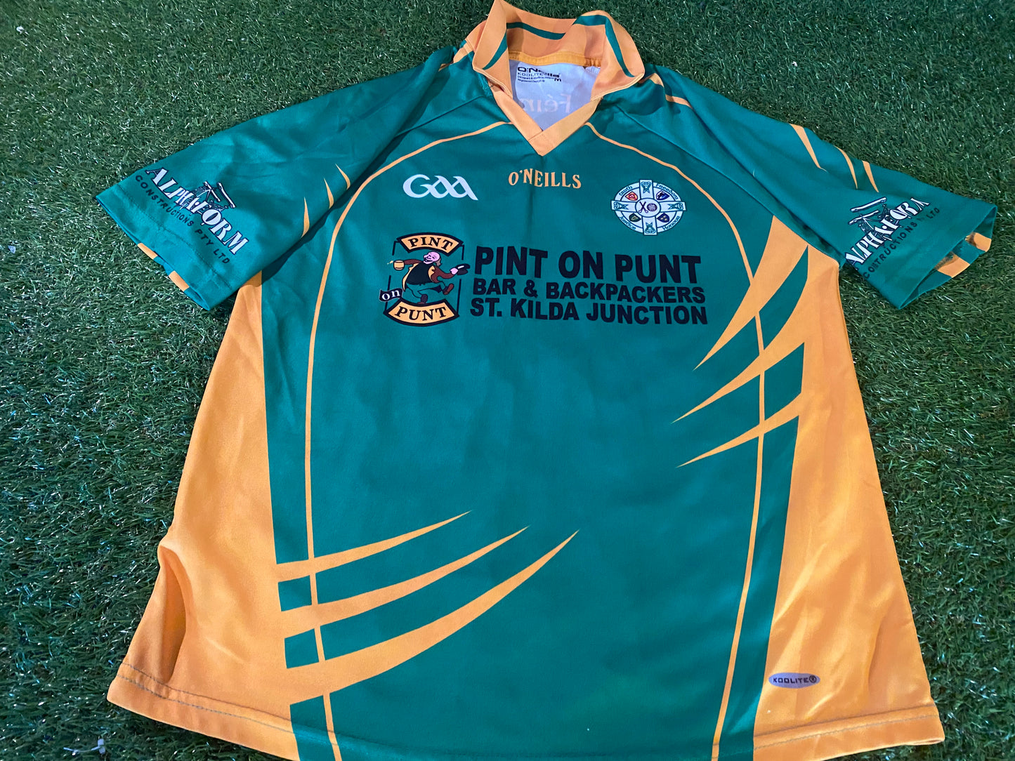 Sinn Fein GAC Melbourne Australia GAA Gaelic Football Hurling Medium Mans Rare Jersey