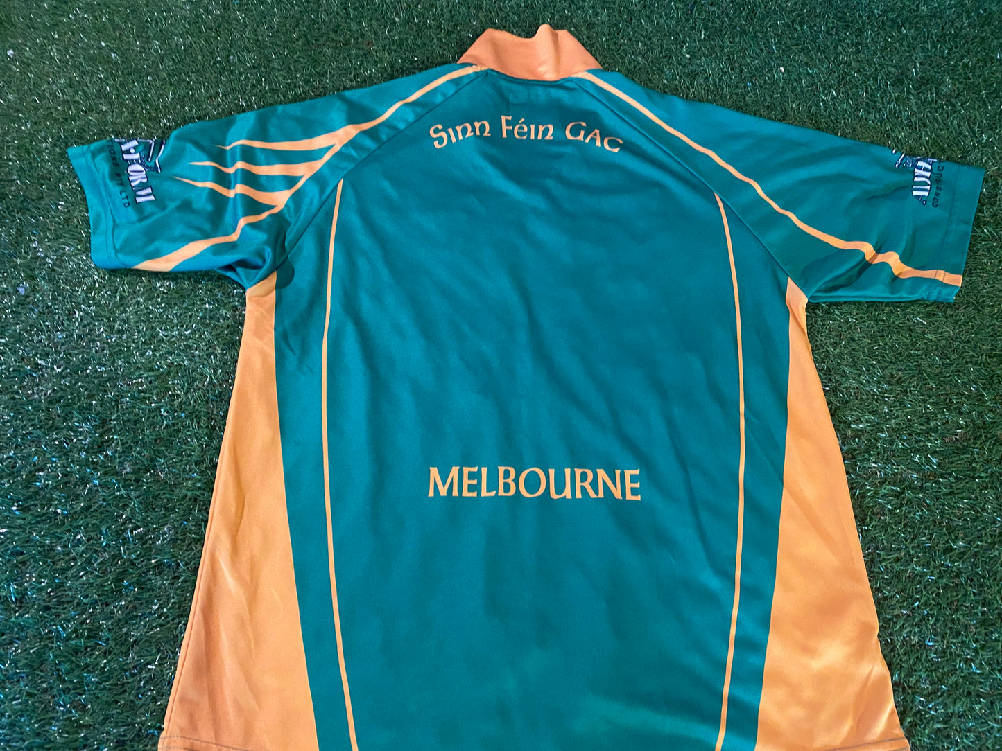 Sinn Fein GAC Melbourne Australia GAA Gaelic Football Hurling Medium Mans Rare Jersey