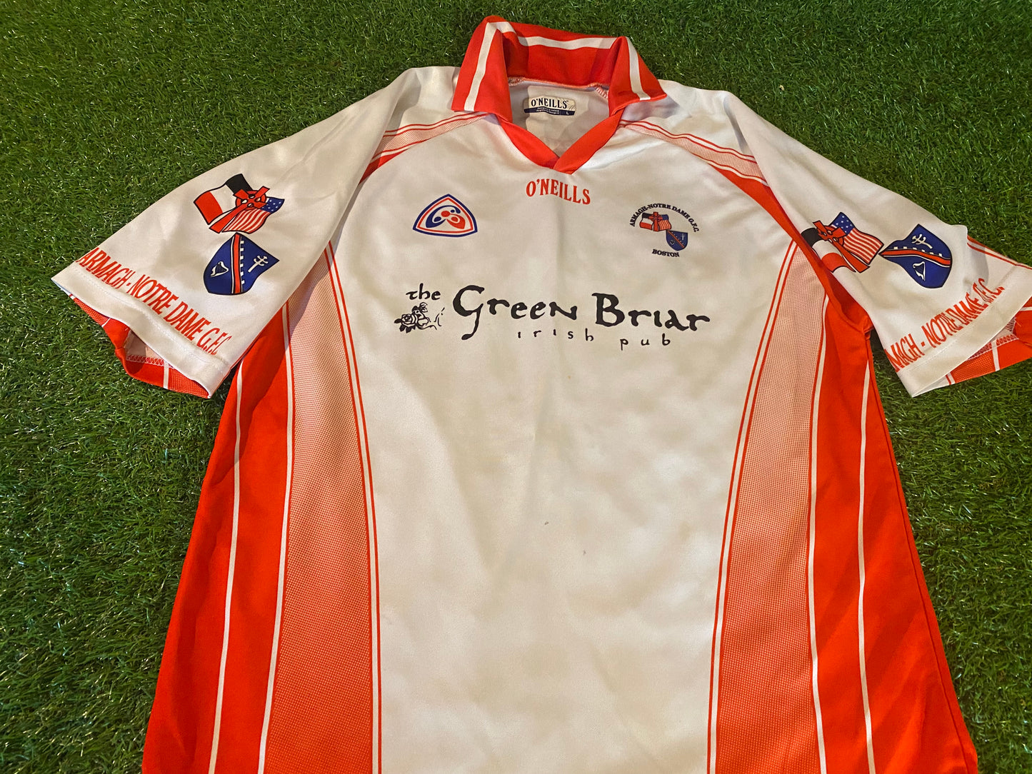 Notre Dame GFC Armagh USA Eire Hurling GAA Gaelic Football Large Mans Rare Jersey