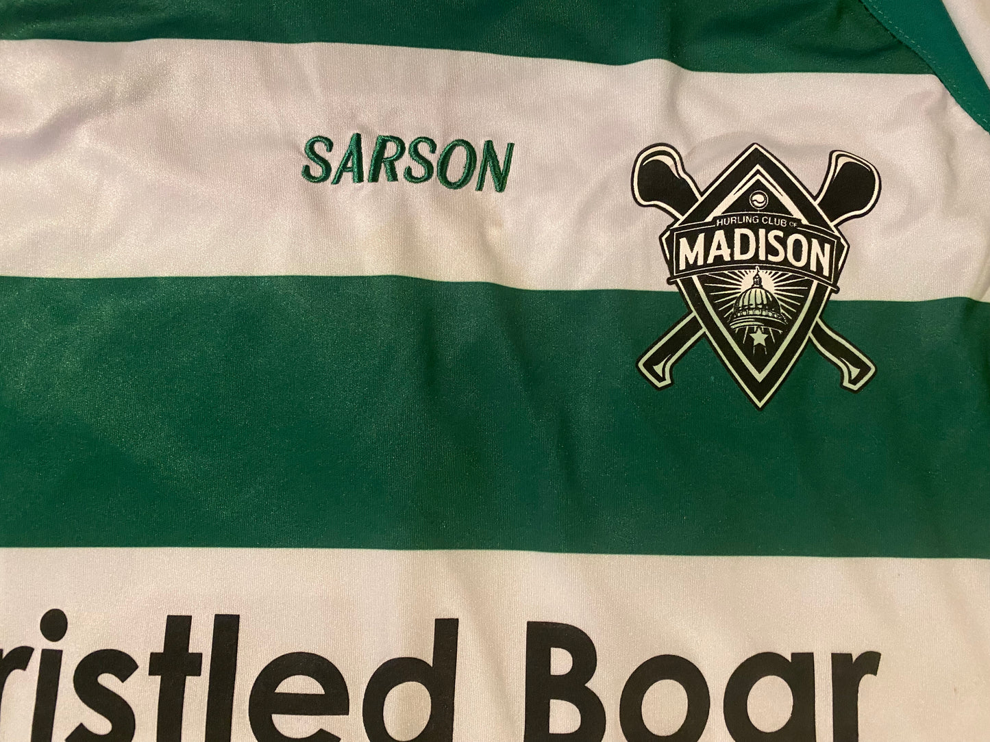 Madison Wisconsin USA United States GAA Gaelic Football Hurling Large Mans no12 Jersey