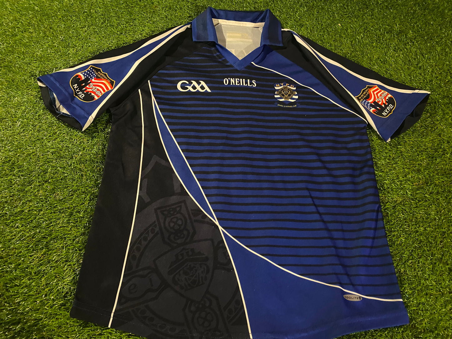 NYPD New York USA United States GAA Gaelic Football Hurling Medium Mans Rare Jersey