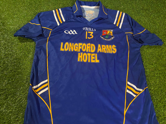 Co Longford Ireland GAA Gaelic Hurling Large Mans Vintage Match Worn no13 Jersey