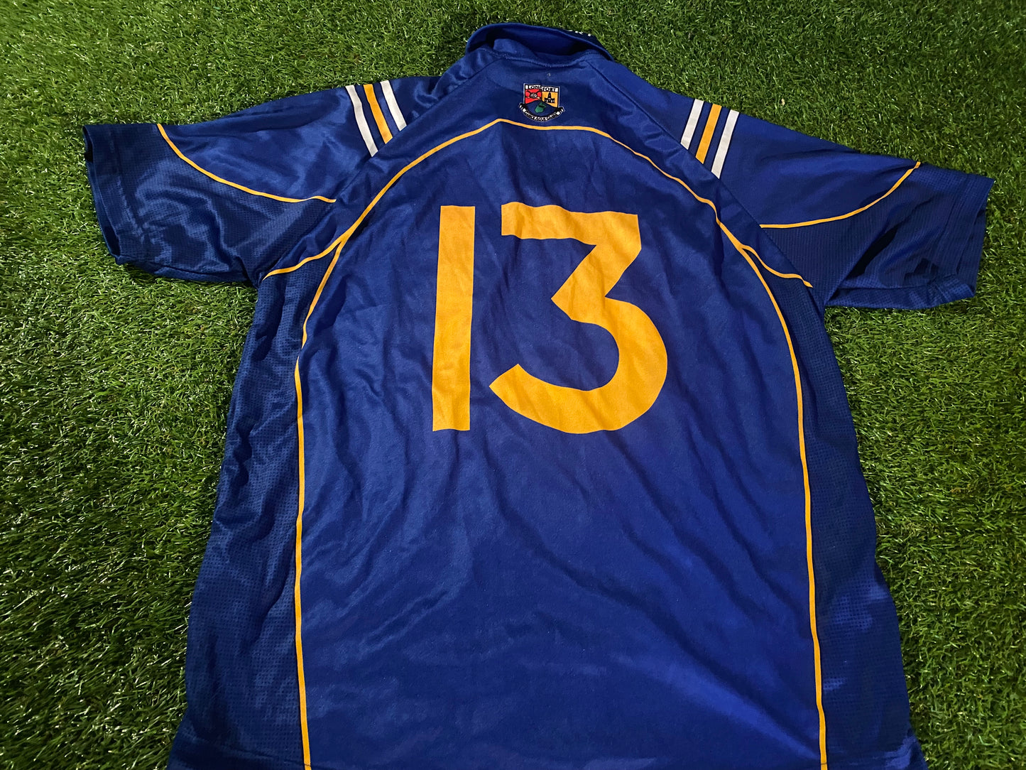 Co Longford Ireland GAA Gaelic Hurling Large Mans Vintage Match Worn no13 Jersey