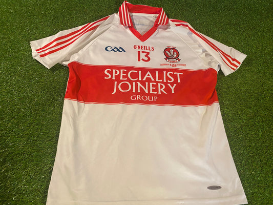 Co Derry Doire Ireland GAA Gaelic Football Hurling Large Mans Tight Fit Match Worn no13 Jersey