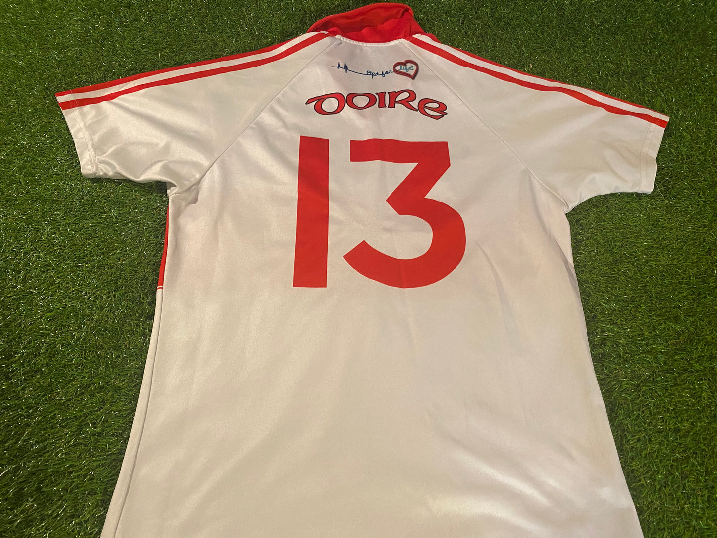 Co Derry Doire Ireland GAA Gaelic Football Hurling Large Mans Tight Fit Match Worn no13 Jersey