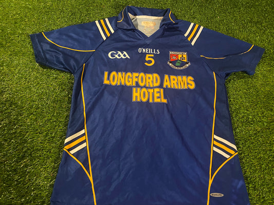 Co Longford Ireland GAA Gaelic Hurling Medium Mans Vintage Match Worn no5 Jersey