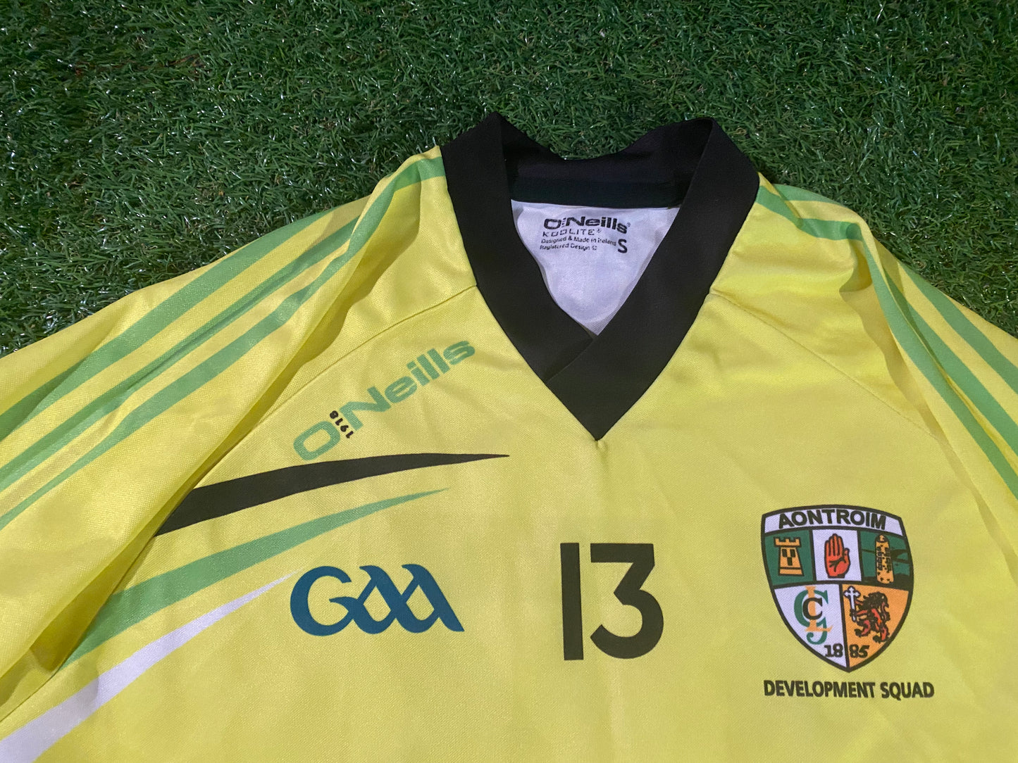 Co Antrim Ireland Eire GAA Gaelic Football Hurling Small to Medium Mans no13 Jersey