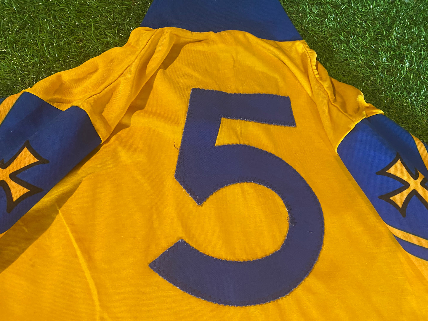 Co Roscommon Ireland GAA Gaelic Football Large Mans Match Worn no5 Vintage Jersey